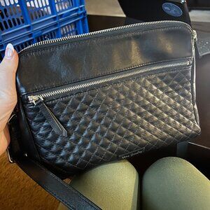 Vera Bradley Black Leather Purse